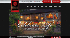 Desktop Screenshot of gervasivineyard.com